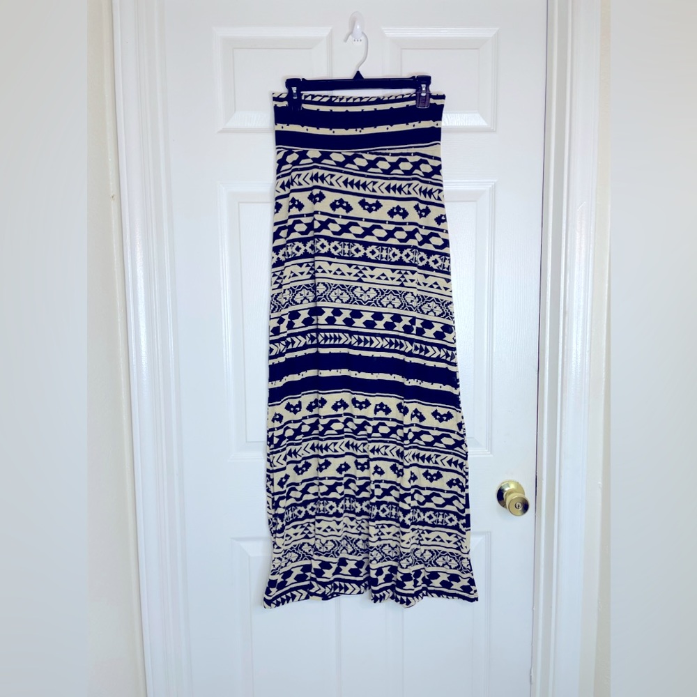 Tribal maxi skirt